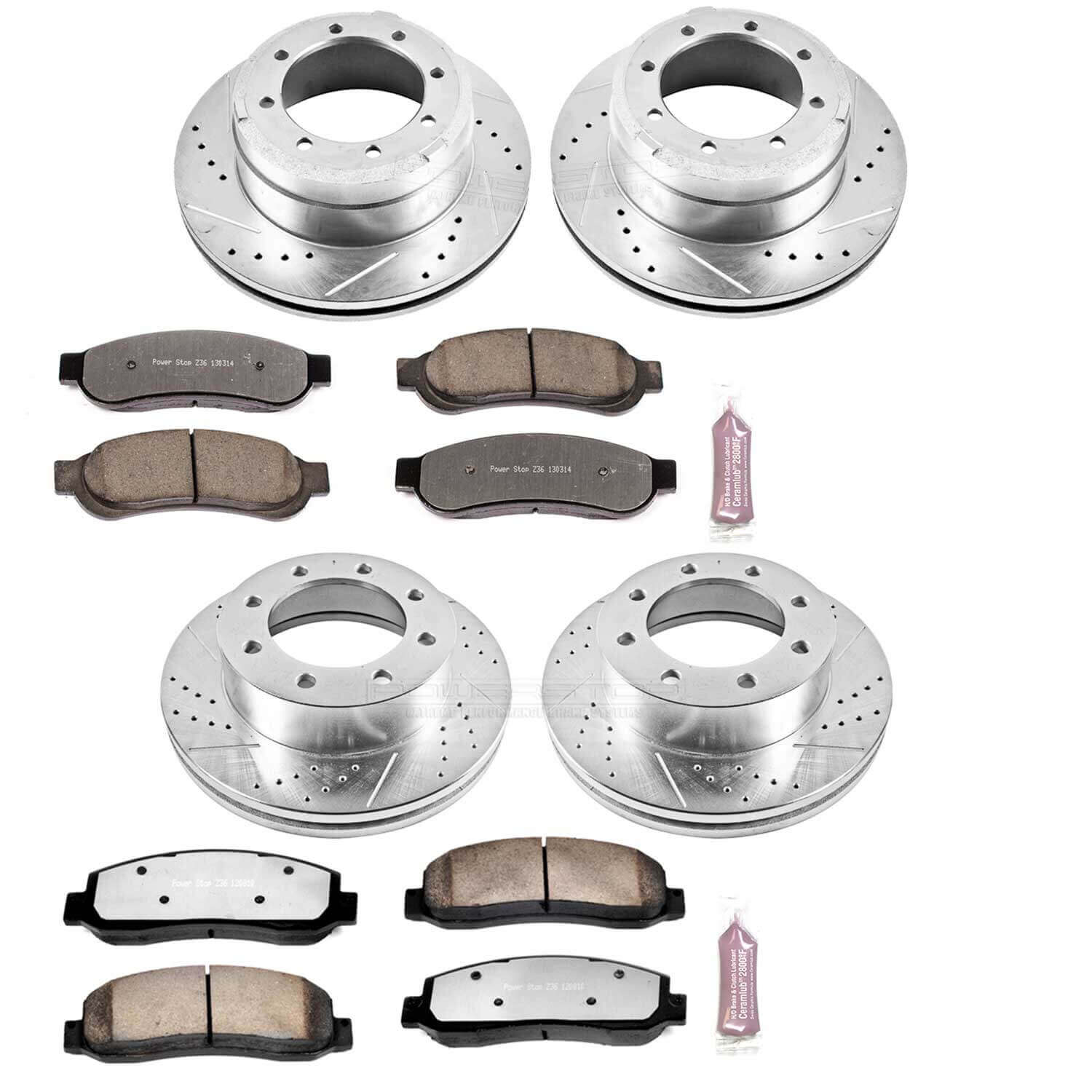 Power Stop K5574-36 Z36 Severe-Duty Truck And Tow 1-Click Brake Kit (Front And Rear) for 2010-2012 Ford F-350 Super Duty Cabela's product image