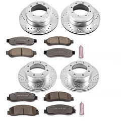 Power Stop K5576-36 Z36 Severe-Duty Truck And Tow 1-Click Brake Kit (Front And Rear) for 2011 Ford F-350 Super Duty 4 product image