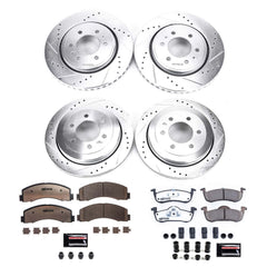 Power Stop K5577-36 Z36 Severe-Duty Truck And Tow 1-Click Brake Kit (Front And Rear) for 2010-2017 Ford Expedition product image
