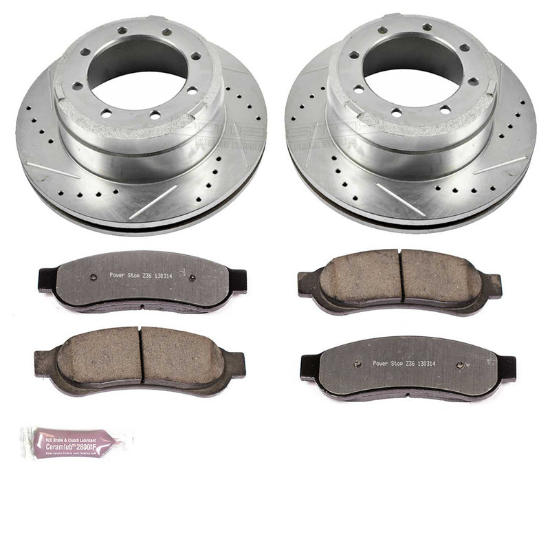 Power Stop K5579-36 Z36 Severe-Duty Truck And Tow 1-Click Brake Kit (Rear) for 2010-2012 Ford F-350 Super Duty Cabela's product image