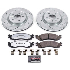 Power Stop K5581-36 Z36 Severe-Duty Truck And Tow 1-Click Front Brake Kit for 2011-2012 Ford Taurus Sho product image