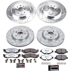 Power Stop K5582-36 Z36 Severe-Duty Truck And Tow 1-Click Front And Rear Brake Kit for 2011-2012 Ford Taurus Sho product image