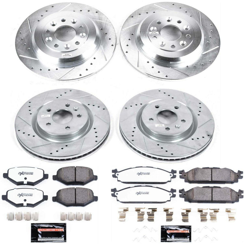 Power Stop K5584-36 Z36 Severe-Duty Truck And Tow 1-Click Front And Rear Brake Kit for 2011-2019 Ford Explorer product image