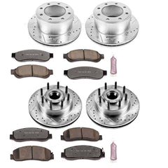 Power Stop K5590-36 Z36 Severe-Duty Truck And Tow 1-Click Brake Kit (Front And Rear) for 2010-2011 Ford F-250 Super Duty - Rear Wheel Drive product image