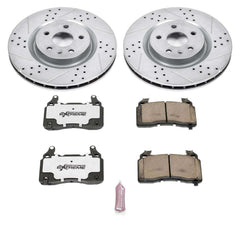 Power Stop K5602-26 Z26 Extreme Street Warrior 1-Click Brake Kit (Front) for 2010-2015 Chevrolet Camaro product image