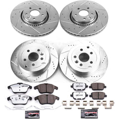 Power Stop K5616-36 Z36 Severe-Duty Truck And Tow 1-Click Front And Rear Brake Kit for 2008-2012 Land Rover LR2 product image