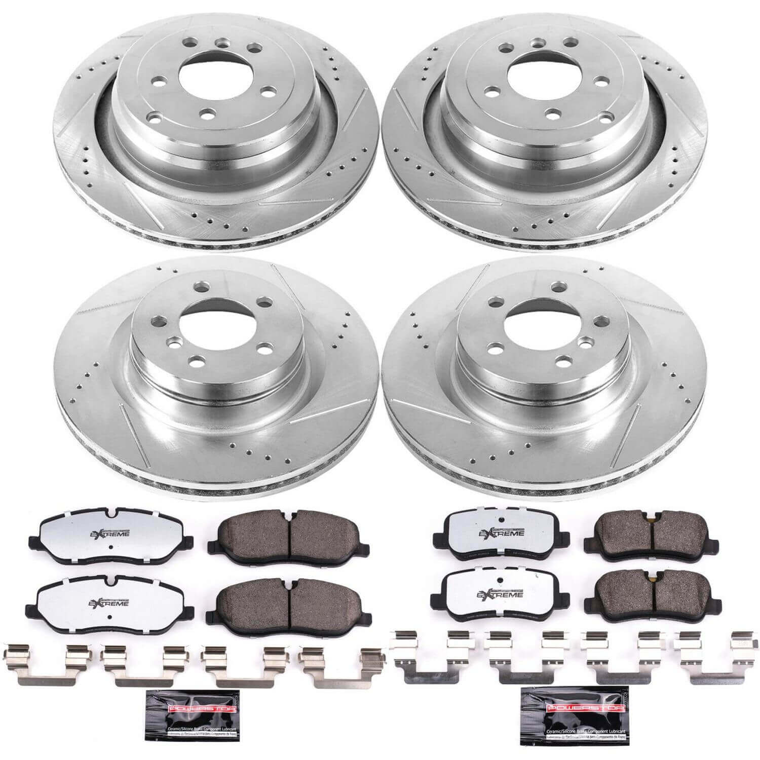 Power Stop K5632-36 Z36 Severe-Duty Truck And Tow 1-Click Front And Rear Brake Kit for 2006-2009 Land Rover Range Rover Hse product image