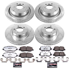 Power Stop K5632-36 Z36 Severe-Duty Truck And Tow 1-Click Front And Rear Brake Kit for 2006-2009 Land Rover Range Rover Hse product image
