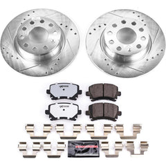 Power Stop K5666-26 Z26 Street Warrior 1-Click Rear Brake Kit for 2010 Volkswagen Golf product image