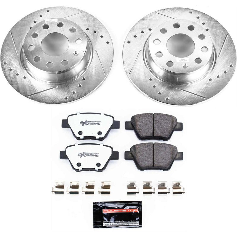 Power Stop K5667-26 - Z26 Street Warrior 1-Click Rear Brake Kit vehicle fitment brake part