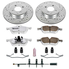 Power Stop K5724-26 Z26 Extreme Street Warrior 1-Click Brake Kit (Front) for 2002-2006 MINI Cooper product image