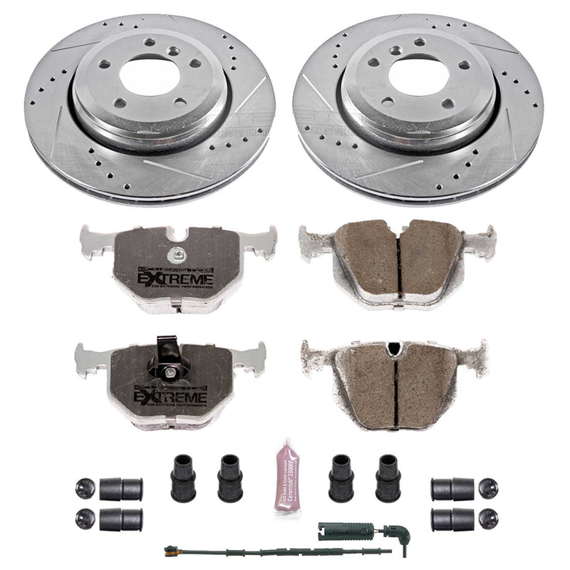 Power Stop K5729-26 Z26 Extreme Street Warrior 1-Click Brake Kit (Rear) for 2001-2006 BMW 330CI product image