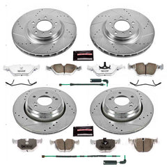 Power Stop K5730-26 Z26 Extreme Street Warrior 1-Click Brake Kit (Front And Rear) for 2001-2006 BMW M3 product image