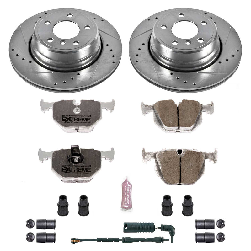Power Stop K5734-26 Z26 Extreme Street Warrior 1-Click Brake Kit (Rear) for 2002-2006 BMW X5 product image