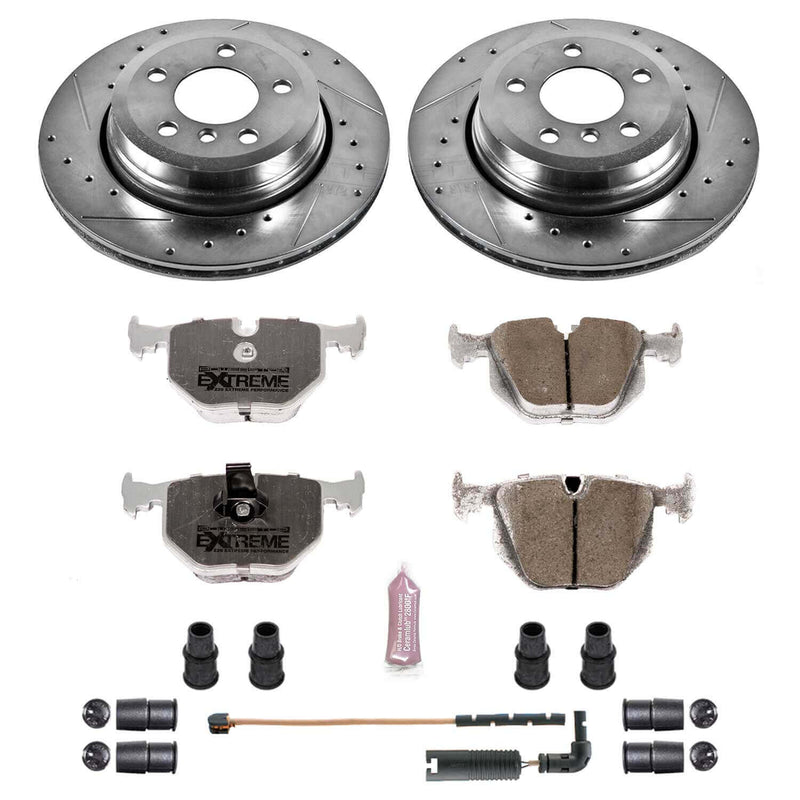 Power Stop K5738-26 Z26 Extreme Street Warrior 1-Click Brake Kit (Rear) for 2004-2010 BMW X3 product image