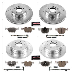 Power Stop K5741-26 Z26 Street Warrior 1-Click Front And Rear Brake Kit for 2003-2005 Land Rover Range Rover product image