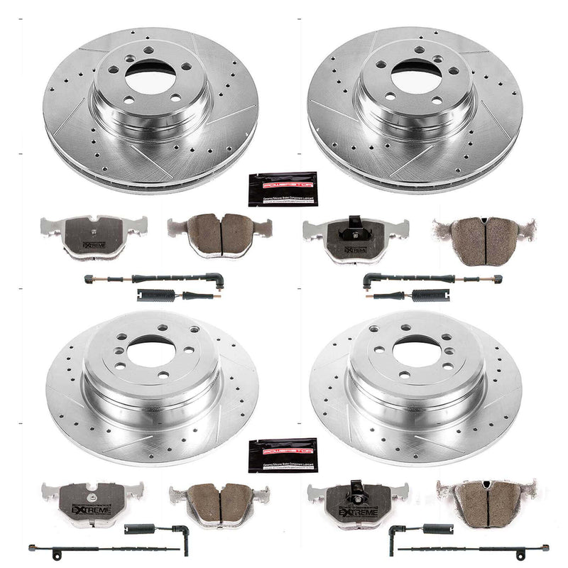 Power Stop K5741-26 Z26 Street Warrior 1-Click Front And Rear Brake Kit for 2003-2005 Land Rover Range Rover product image