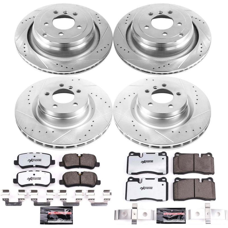 Power Stop K5744-36 Z36 Severe-Duty Truck And Tow 1-Click Front And Rear Brake Kit for 2006-2009 Land Rover Range Rover Supercharged product image