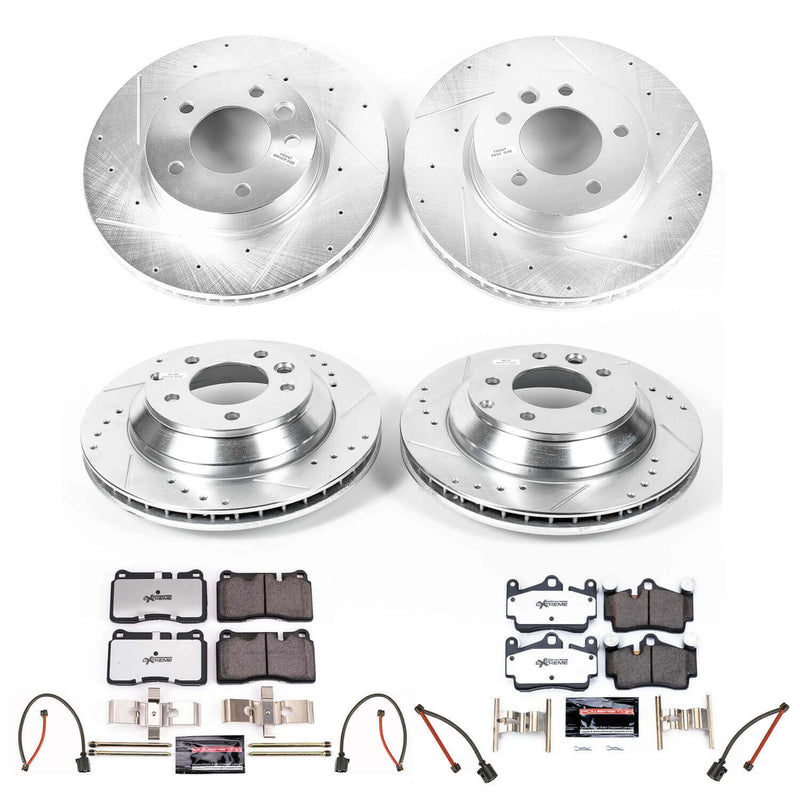 Power Stop K5745-26 Z26 Street Warrior 1-Click Front And Rear Brake Kit for 2007-2008 Volkswagen Touareg Base product image