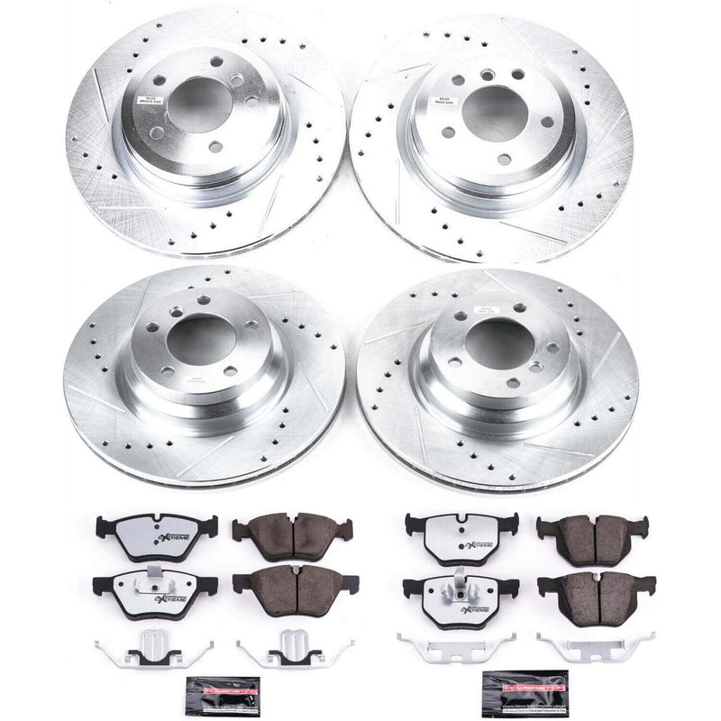 Power Stop K5768-26 - Z26 Street Warrior 1-Click Front And Rear Brake Kit vehicle fitment brake part