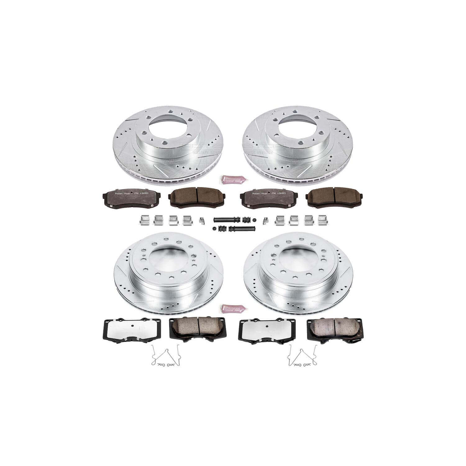 Power Stop K5805-36 Z36 Severe-Duty Truck And Tow 1-Click Brake Kit (Front And Rear) for 2010-2014 Toyota Fj Cruiser product image