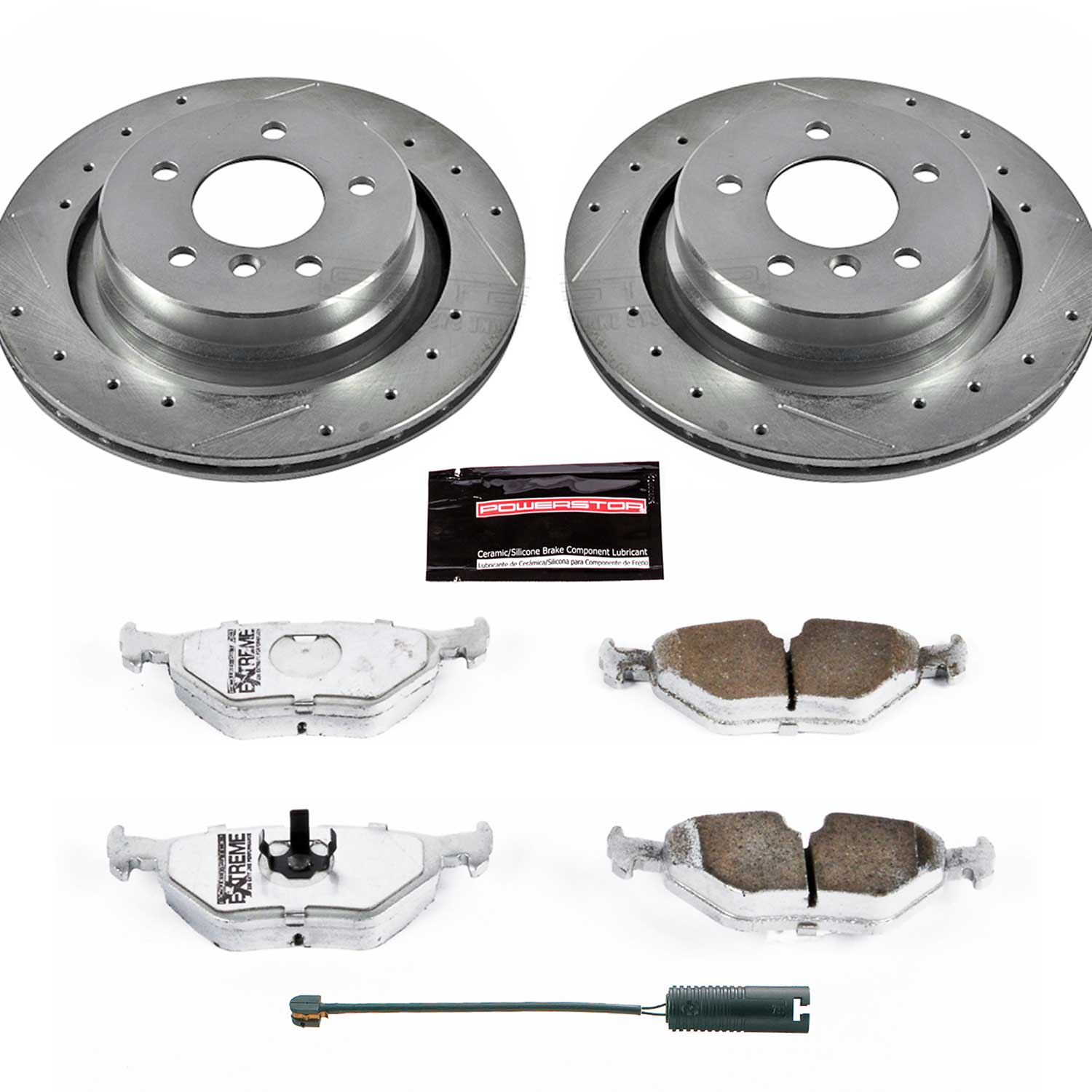 Power Stop K581-26 Z26 Extreme Street Warrior 1-Click Brake Kit (Rear) for 1995-1999 BMW M3 product image