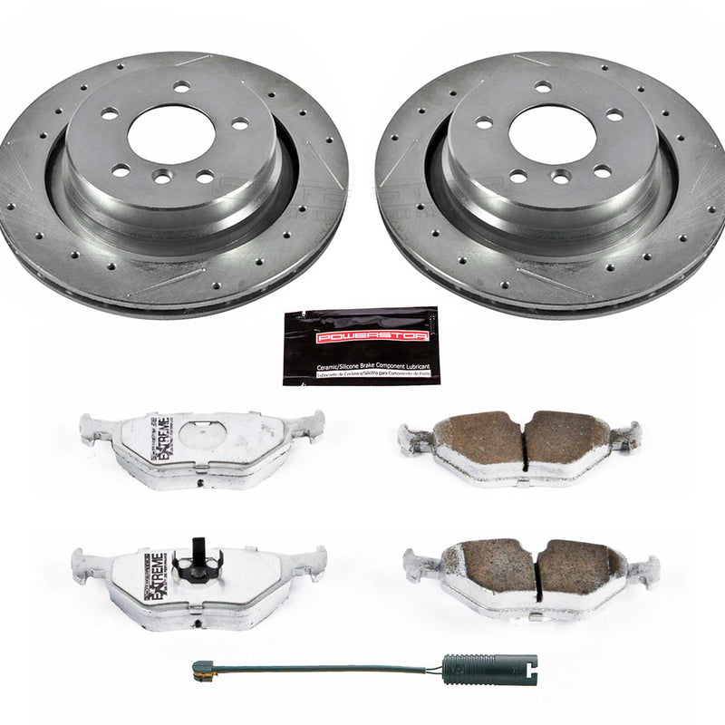 Power Stop K581-26 Z26 Extreme Street Warrior 1-Click Brake Kit (Rear) for 1995-1999 BMW M3 product image