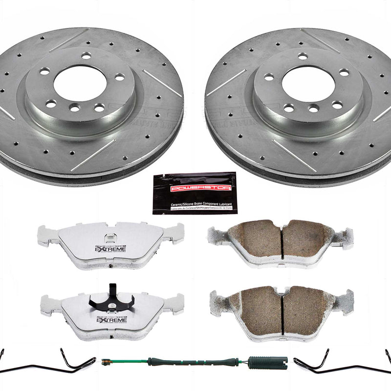 Power Stop K582-26 Z26 Extreme Street Warrior 1-Click Brake Kit (Front) for 1995-2002 BMW M3 product image