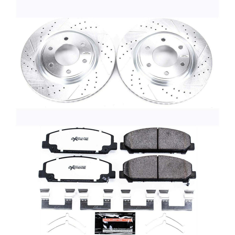 Power Stop K5821-36 Z36 Severe-Duty Truck And Tow 1-Click Front Brake Kit for 2011-2024 Nissan Armada product image