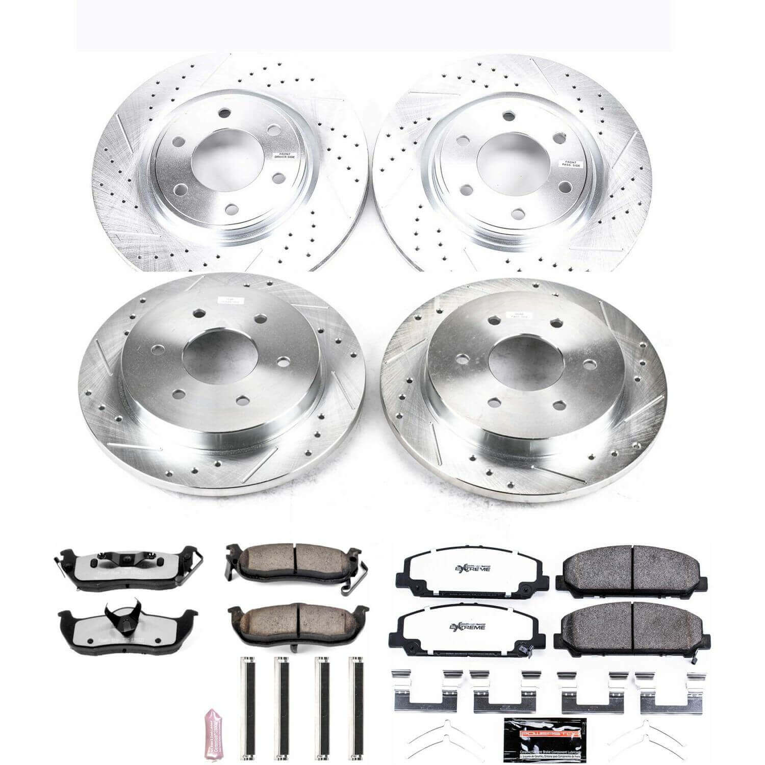 Power Stop K5822-36 Z36 Severe-Duty Truck And Tow 1-Click Front And Rear Brake Kit for 2011-2015 Nissan Armada product image