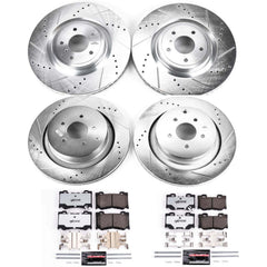 Power Stop K5823-26 Z26 Street Warrior 1-Click Front And Rear Brake Kit for 2009-2024 INFINITI FX50 product image