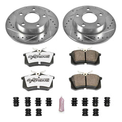 Power Stop K585-26 Z26 Extreme Street Warrior 1-Click Brake Kit (Rear) for 1999-2005 Volkswagen Passat - product image