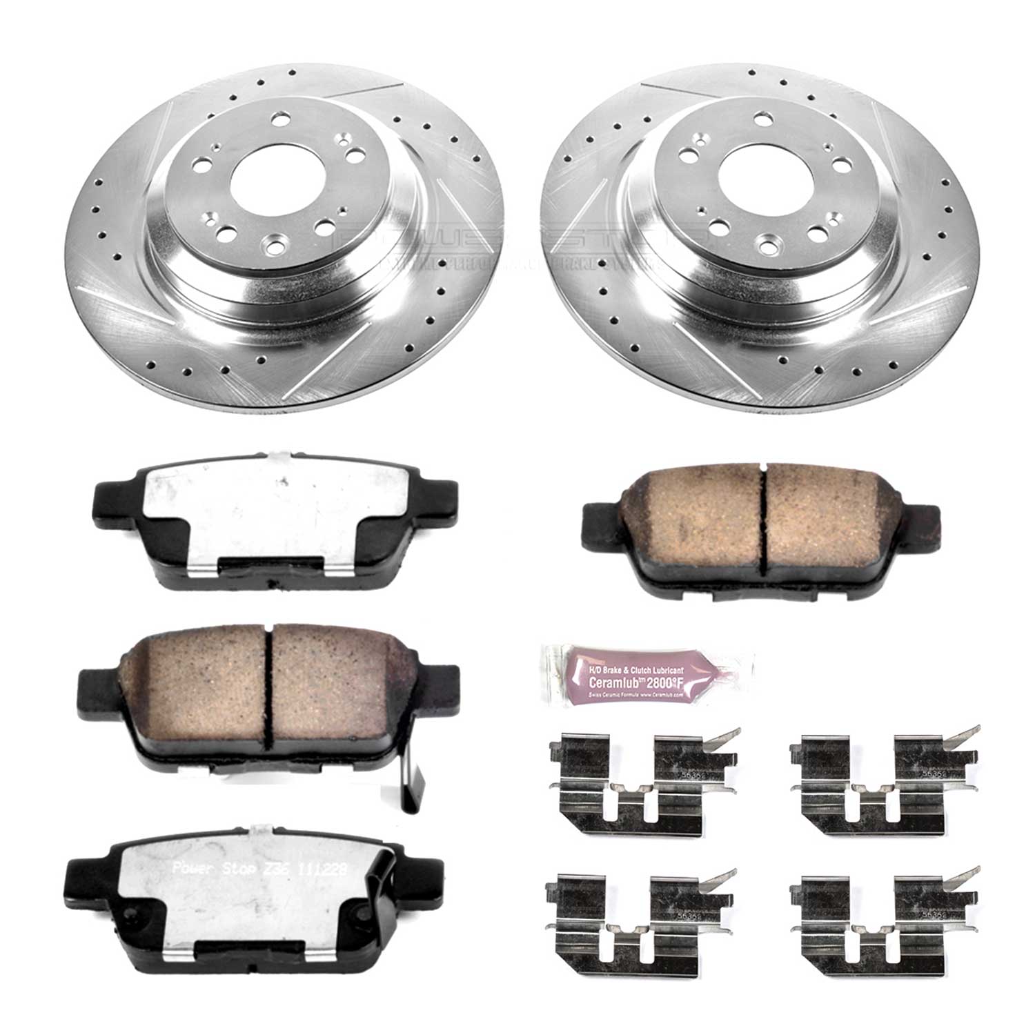 Power Stop K5854-36 Z36 Severe-Duty Truck And Tow 1-Click Brake Kit (Rear) for 2009-2014 Acura Tl product image