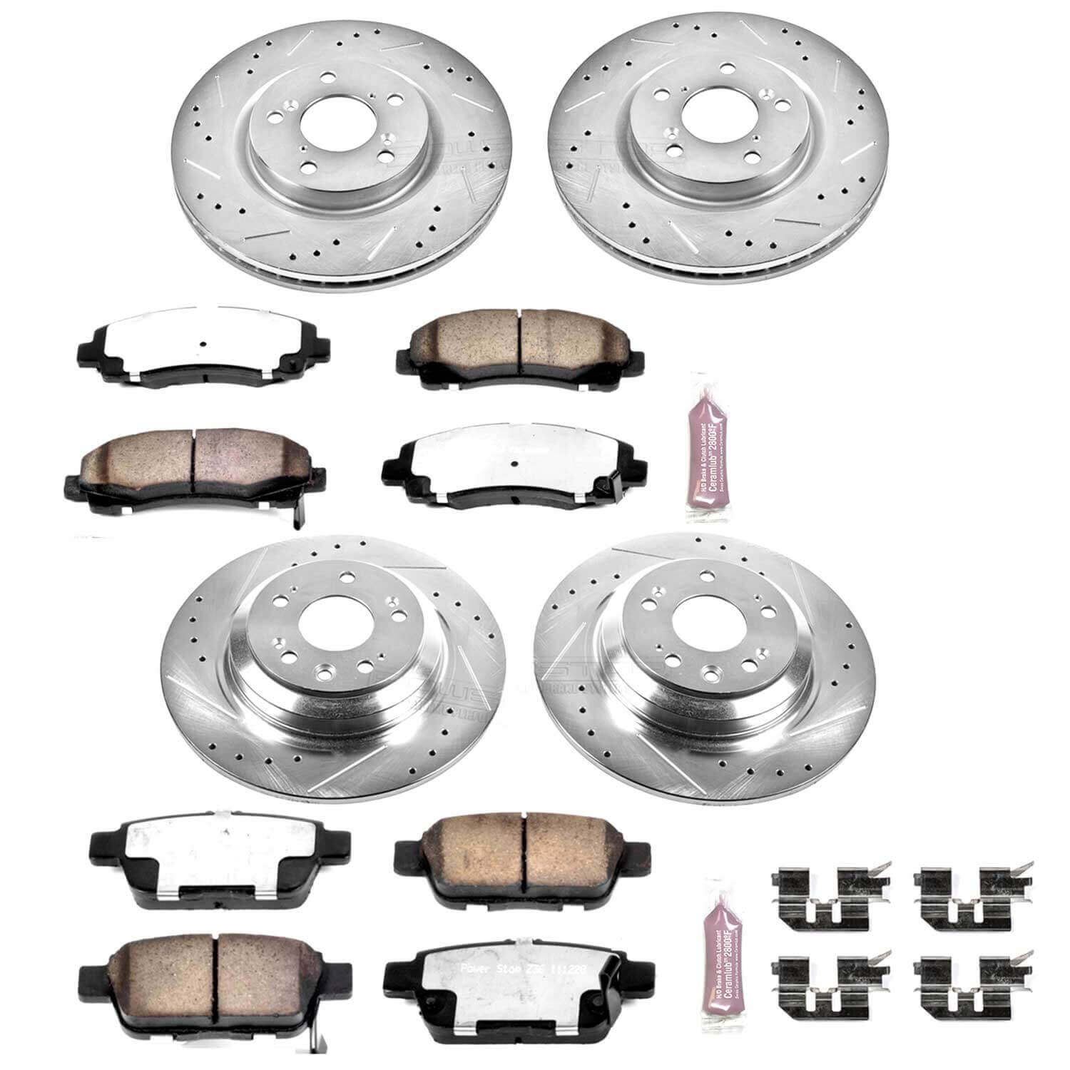 Power Stop K5856-36 Z36 Severe-Duty Truck And Tow 1-Click Brake Kit (Front And Rear) for 2009-2014 Acura Tl product image