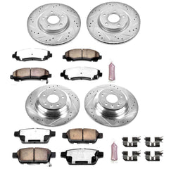 Power Stop K5856-36 Z36 Severe-Duty Truck And Tow 1-Click Brake Kit (Front And Rear) for 2009-2014 Acura Tl product image