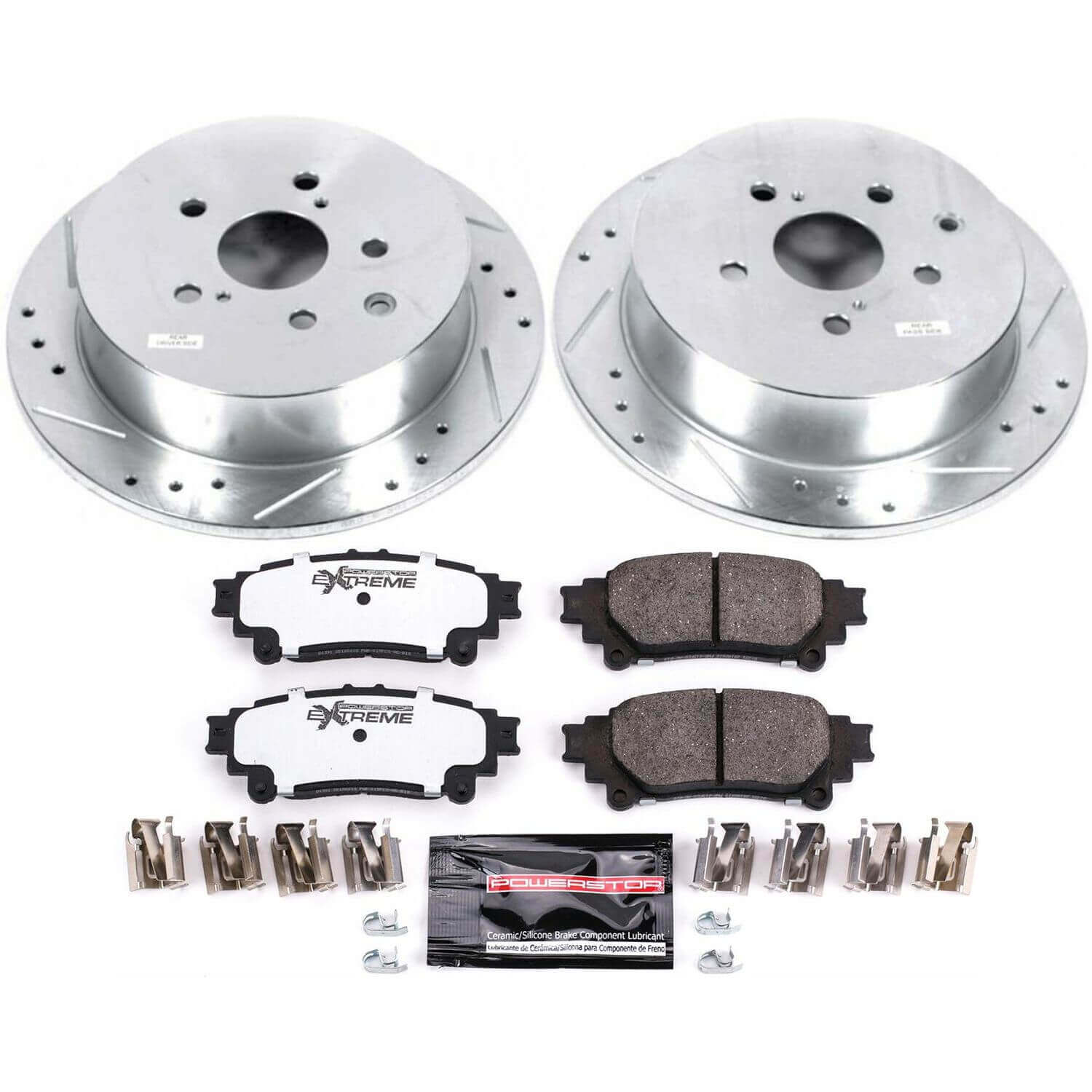 Power Stop K5864-36 Z36 Severe-Duty Truck And Tow 1-Click Rear Brake Kit for 2010-2020 Lexus RX350 product image