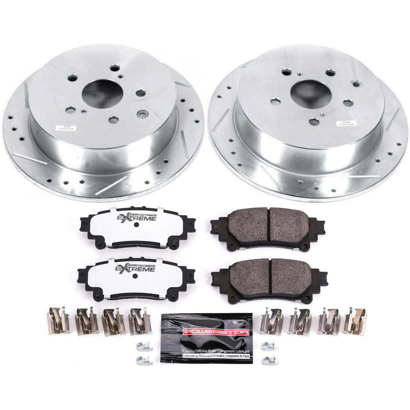 Power Stop K5864-36 Z36 Severe-Duty Truck And Tow 1-Click Rear Brake Kit for 2010-2020 Lexus RX350 product image
