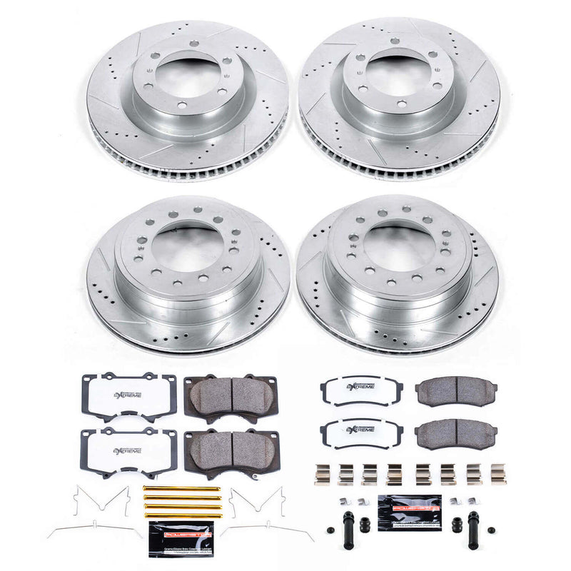 Power Stop K5874-36 Z36 Severe-Duty Truck And Tow 1-Click Brake Kit (Front And Rear) for 2010-2023 Lexus GX460 product image
