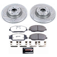 Power Stop K5921-26 Z26 Street Warrior 1-Click Front Pad And Rotor Kit for 2009-2011 Hyundai Genesis product image