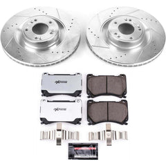 Power Stop K5928-26 Z26 Street Warrior 1-Click Front Brake Kit for 2011-2014 Hyundai Equus product image