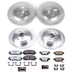Power Stop K5940-36 Z36 Severe-Duty Truck And Tow 1-Click Front And Rear Brake Kit for 2012-2014 Honda Ridgeline product image