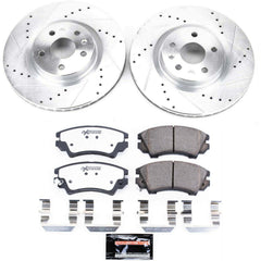 Power Stop K5948-26 Z26 Street Warrior 1-Click Front Brake Kit for 2011-2017 Chevrolet Caprice product image