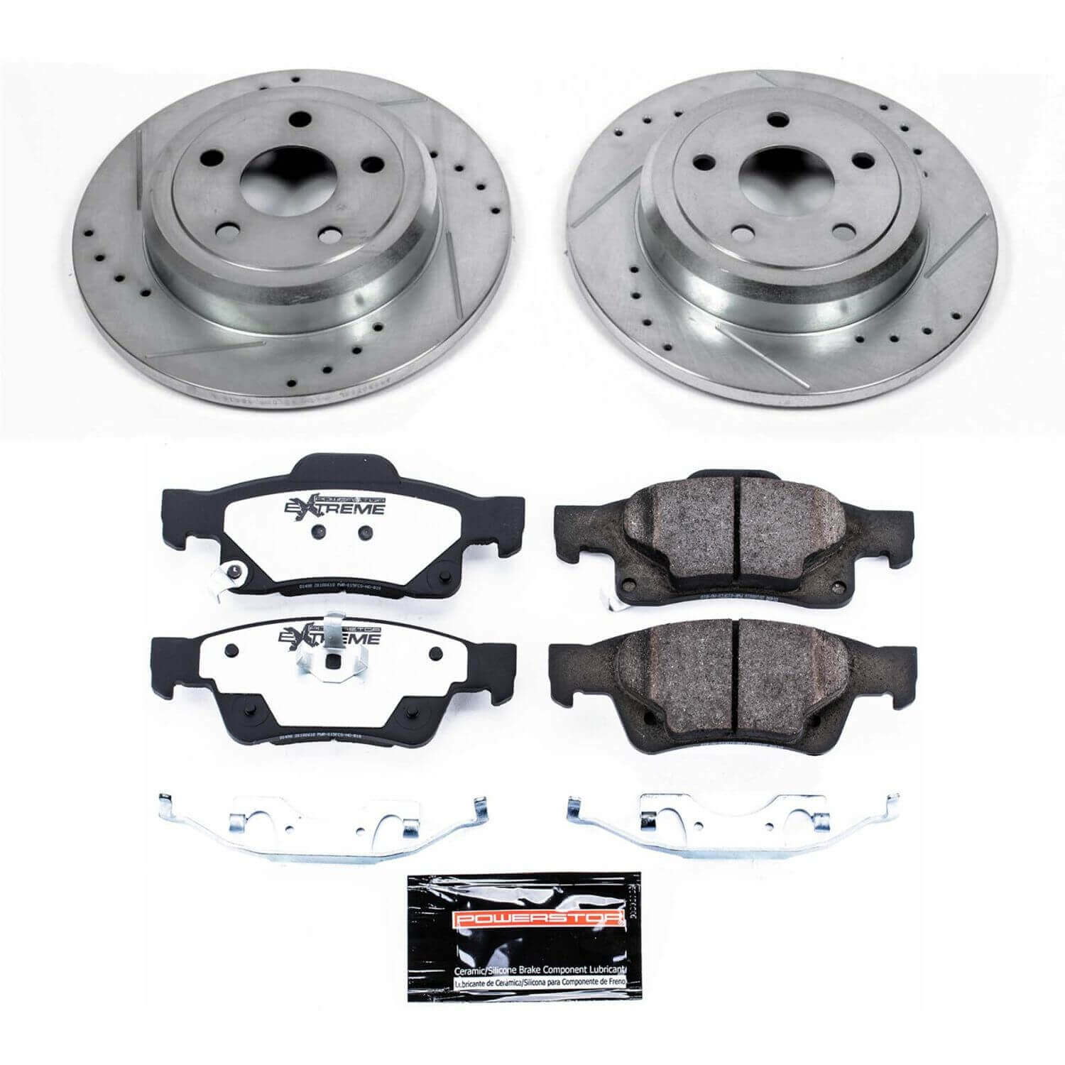 Power Stop K5950-36 Z36 Severe-Duty Truck And Tow 1-Click Rear Brake Kit for 2011-2020 Dodge Durango product image