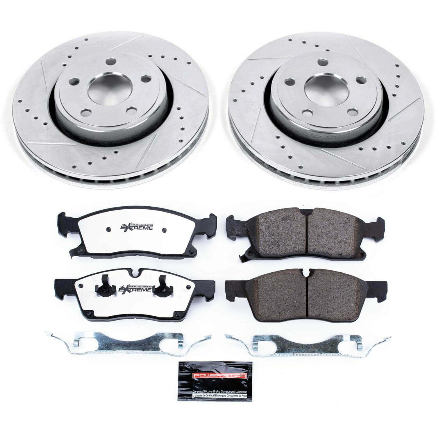 Power Stop K5951-36 Z36 Severe-Duty Truck And Tow 1-Click Front Brake Kit for 2011-2017 Dodge Durango product image