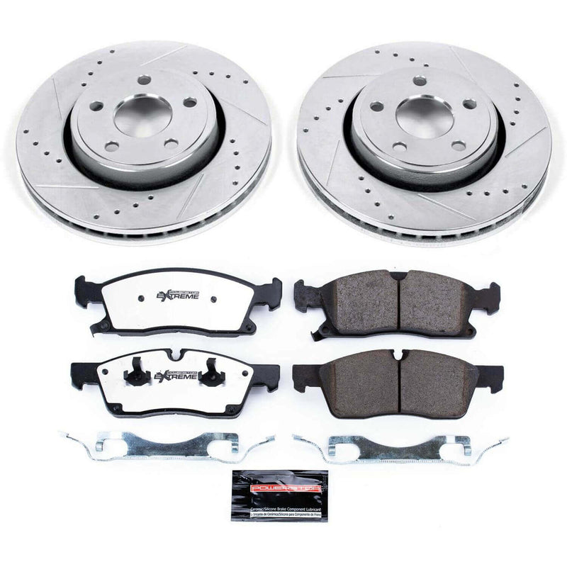 Power Stop K5951-36 Z36 Severe-Duty Truck And Tow 1-Click Front Brake Kit for 2011-2017 Dodge Durango product image