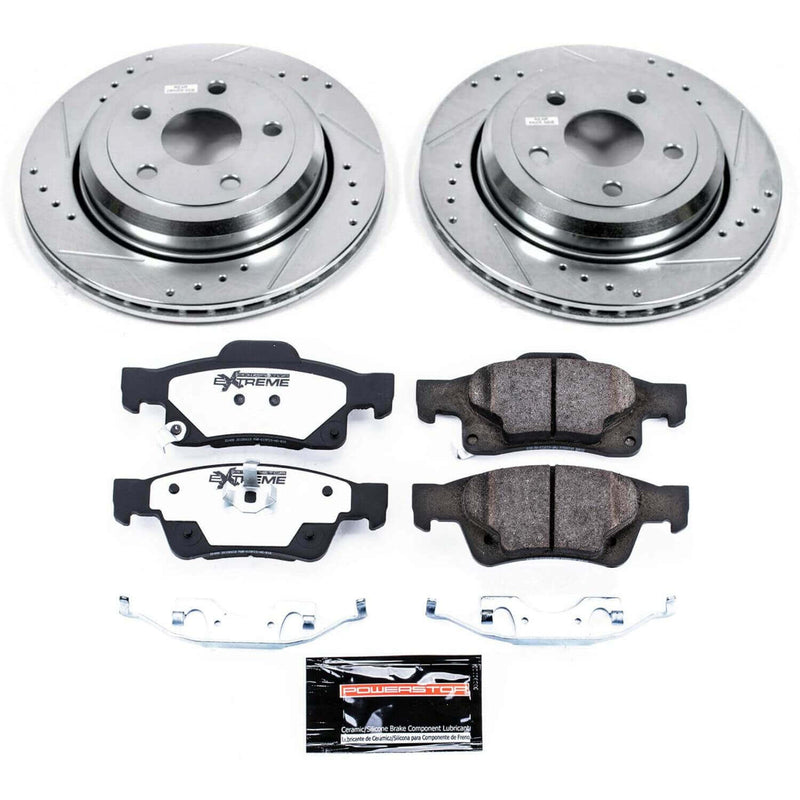 Power Stop K5953-36 Z36 Severe-Duty Truck And Tow 1-Click Rear Brake Kit for 2011-2024 Dodge Durango product image