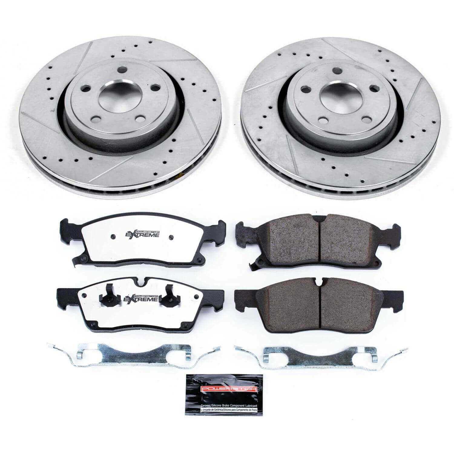 Power Stop K5954-36 Z36 Severe-Duty Truck And Tow 1-Click Front Brake Kit for 2011-2017 Dodge Durango product image