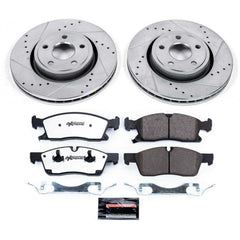 Power Stop K5954-36 Z36 Severe-Duty Truck And Tow 1-Click Front Brake Kit for 2011-2017 Dodge Durango product image