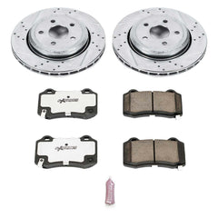 Power Stop K5956-26 Z26 Extreme Street Warrior 1-Click Brake Kit (Rear) for 2012-2017 Jeep Grand Cherokee SRT8 product image