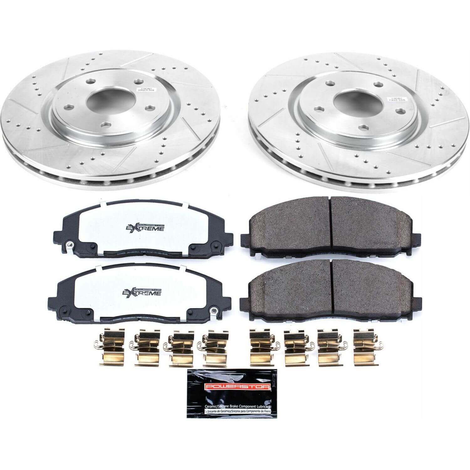 Power Stop K5959-36 Z36 Severe-Duty Truck And Tow 1-Click Front Brake Kit for 2017-2019 Chrysler Pacifica product image